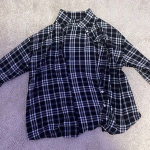 Black and white flannel